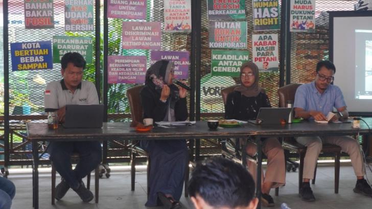 TLH WALHI Riau Serukan Bahu Membahu Menangkan Keadilan Ekologis di Tanah Melayu