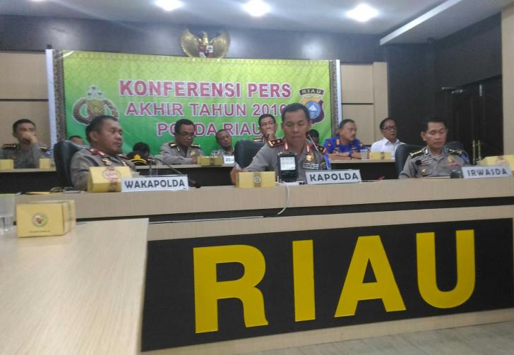 Sepanjang Tahun 2016, Laka Lantas Daerah Riau Alami Penurunan 12,7 Persen Dibanding Tahun Lalu