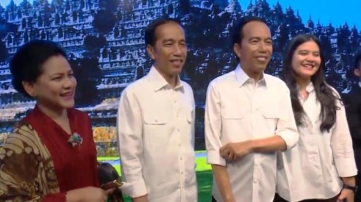 Presiden Jokowi Foto Bersama Kembarannya di Hongkong, Iriana: 99 Persen Mirip