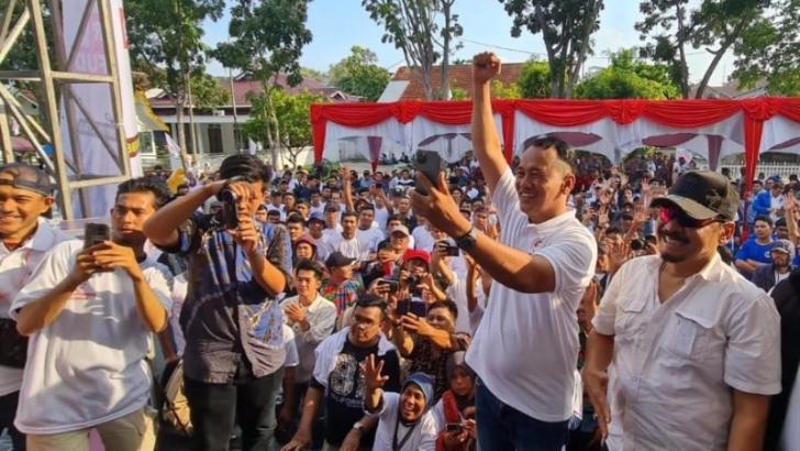 Massa GP2-GM Deklarasi Dukung Ganjar-Mahfud, Purwo: Tanda Kemenangan