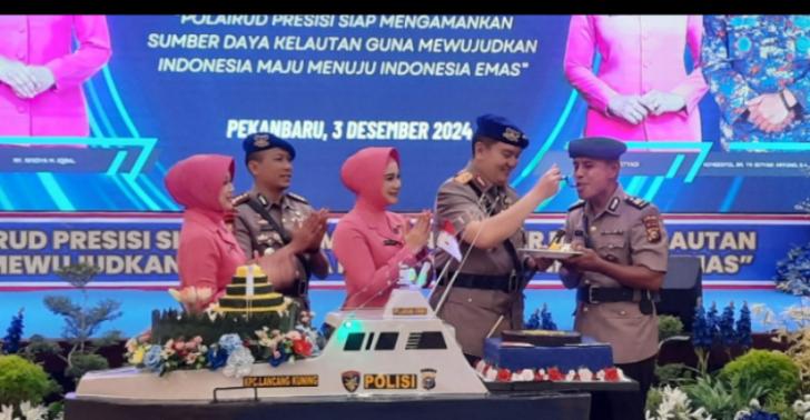 HUT Polairud 2024, Polda Riau Gelar Syukuran, Santunan dan Penyampaian Pesan Kapolri