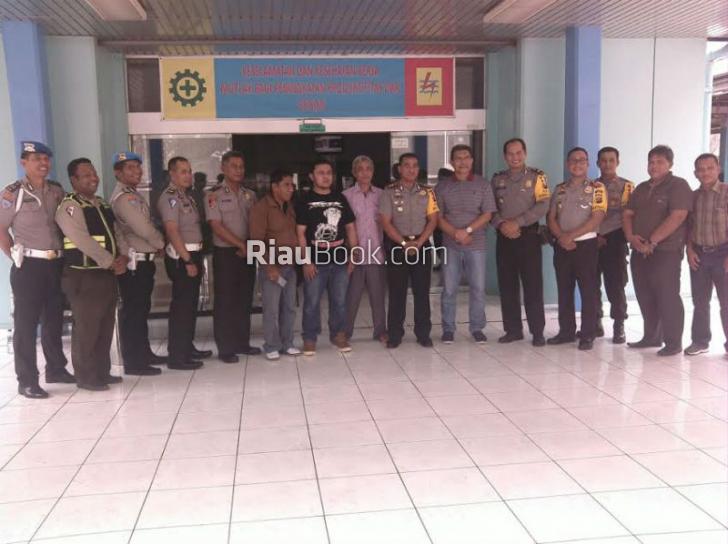 Pemerintah dan Polres Kampar Tinjau Bendungan PLTA Koto Panjang