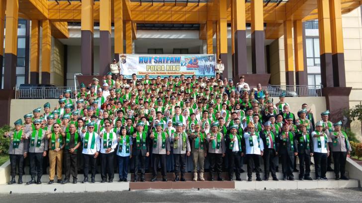 Syukuran HUT Ke 45 Satpam, Kapolda Riau: Satpam Memiliki Peran Strategis Menjaga Keamanan