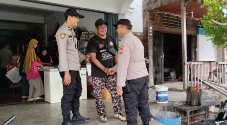 Polsek Kuala Kampar Jaga Kondusifitas Ditengah Masyarakat Pasca Pilkada Serentak 2024