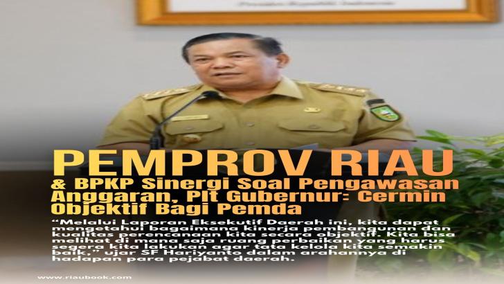Pemprov Riau & BPKP Sinergi Soal Pengawasan Anggaran, Plt Gubernur: Cermin Objektif Bagi Pemda