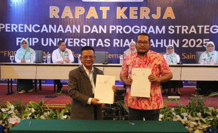 FKIP UNRI - WALHI Riau Jalin Kerja Sama Peningkatan & Pengembangan Akademik