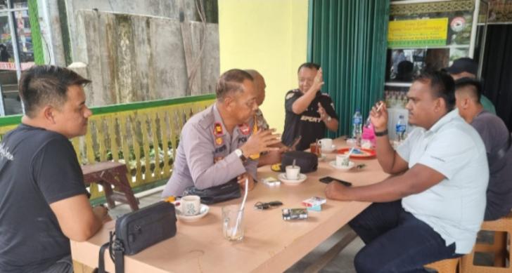 Kasubsektor Pelalawan Sambangi Masyarakat Ciptakan Suasana Damai dan Kondusif Menghadapi Pemilu