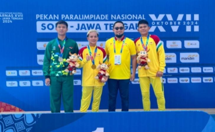 Membanggakan, Muhammad Maulana Peroleh Medali Emas di Peparnas XVll