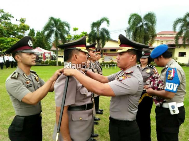 Tiga Kapolsek di Kampar Sertijab