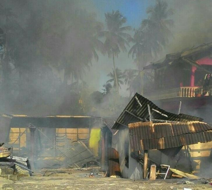 Si Jago Merah Mengamuk, 9 Rumah di Rohul Habis Terbakar