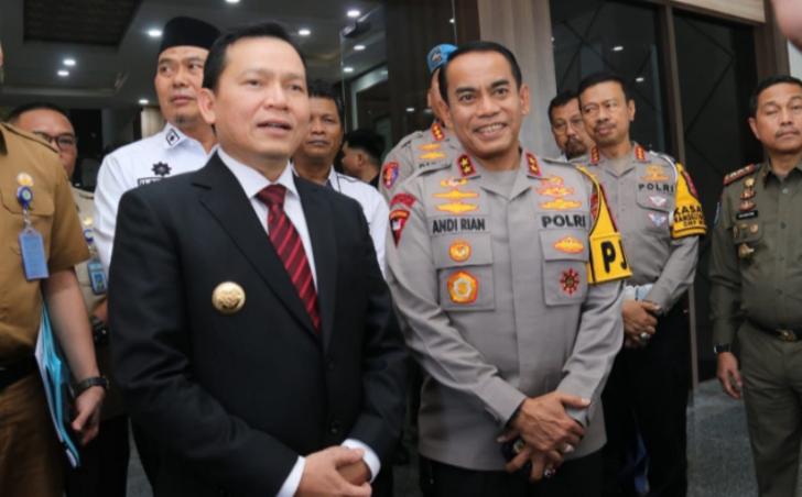 Bertemu Gubernur Sumsel, Irjen Andi Rian Bahas Agenda Nasional dan Pilkada