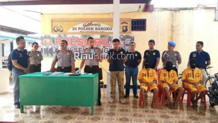 Tiga Pelaku Jambret di Bagan Hulu Ditahan Polisi