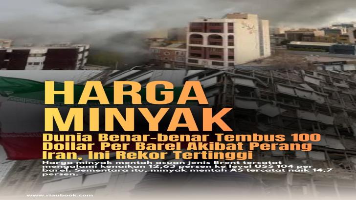 Harga Minyak Dunia Benar-benar Tembus 100 Dollar Per Barel Akibat Perang Iran, Ini Rekor Tertinggi