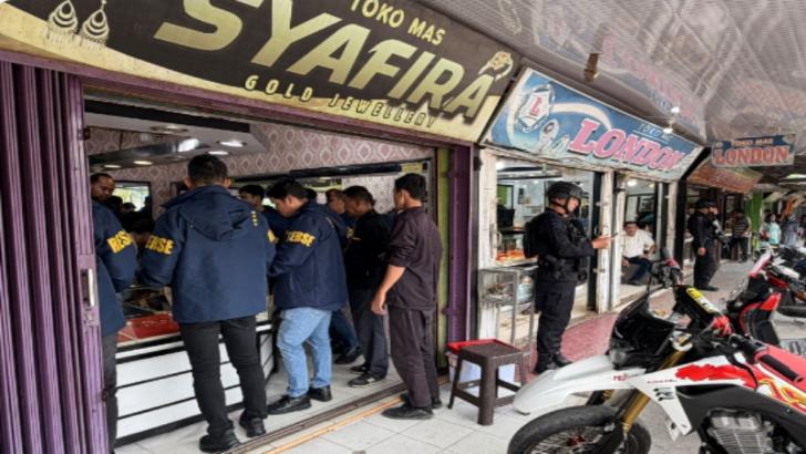 Buntut Kasus Tambang Ilegal, Polda Riau Sita Ratusan Gram Emas dari Toko Syafira