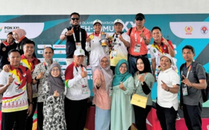 PON Aceh-Sumut, Atlet Cabor Petanque Riau Berhasil Merebut Medali Emas