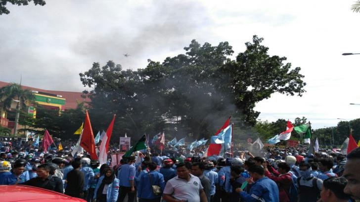 Aksi Mahasiswa di Pekanbaru Paling Ramai di Pulau Sumatera