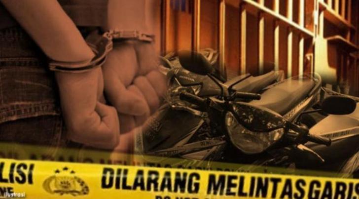 Jatuh di Jalan Raya, Pelaku Curanmor Akhirnya Diringkus Polisi