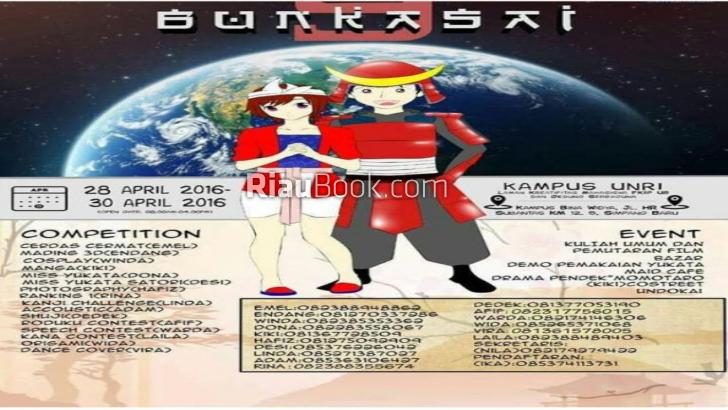 'Ganbatte, Sugoi' di Festvial Bunkasai Universitas Riau 2016, Rugi Jika Sampai Tak Tahu