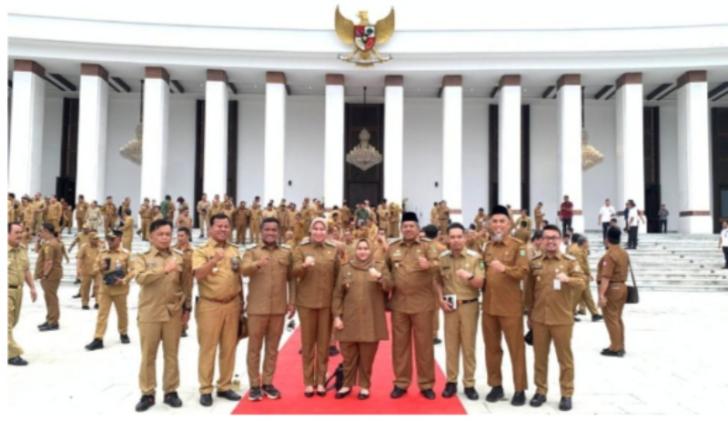 Walikota dan Bupati se Riau Rakor Bersama Presiden di IKN