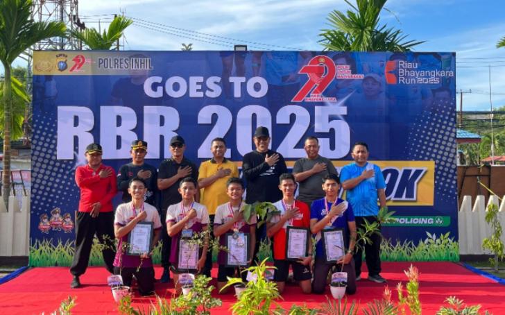 Goes To RBR 2025, Fun Run 7,9K di Indragiri Hilir Berlangsung Sukses, Forkopimda Turut Hadir Memeriahkan