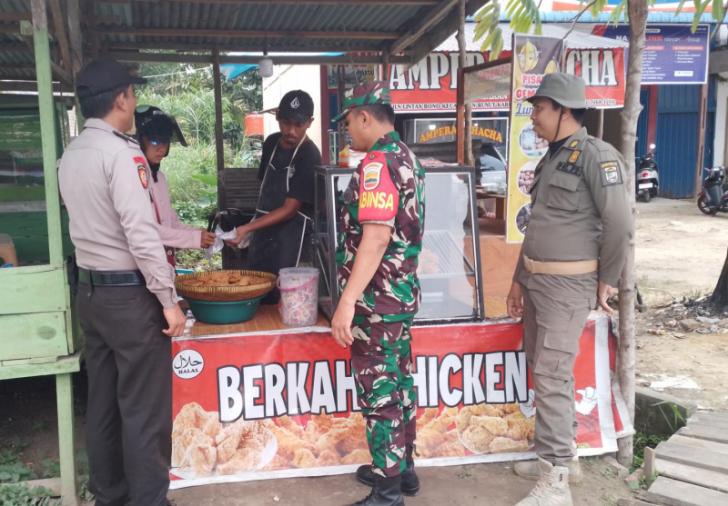 Tingkatkan Keamanan Masyarakat, Kapolsek Bunut Cooling System Bersama TNI dan Satpol PP