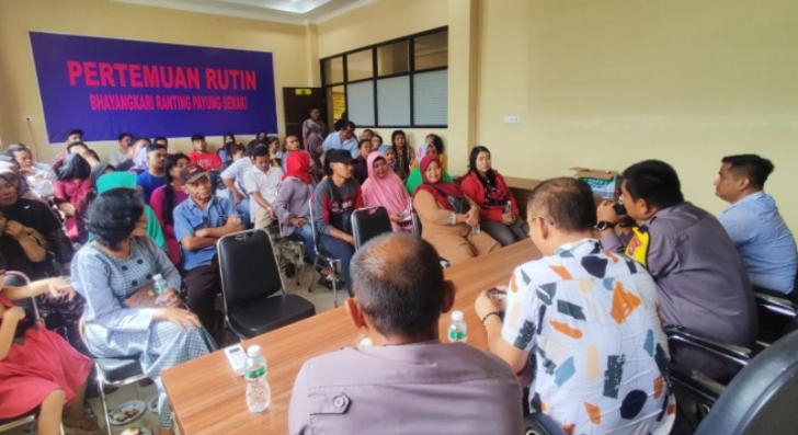 Polisi Ajak Pedagang dan Pengusaha Kafe di Payung Sekaki Menjaga Kamtibmas Jelang Pemilu