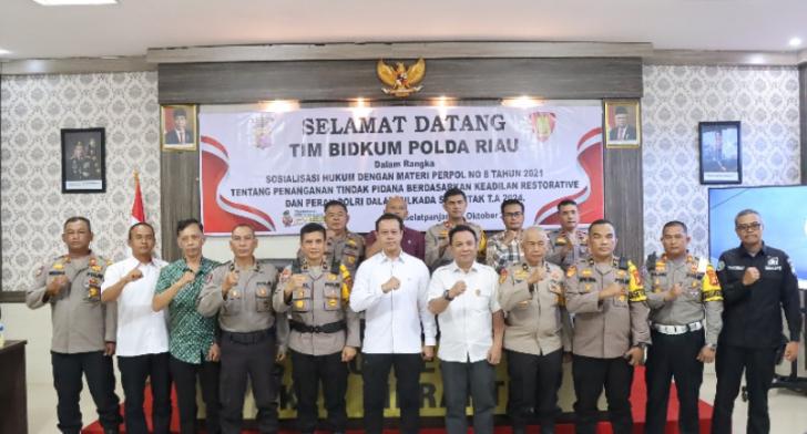 Kunjungan ke Polres Kepulauan Meranti, Kombes Mohammad Qori Sosialisasi Netralitas Polri