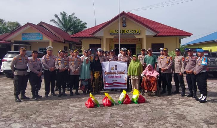 Polsek Kandis Gelar Jumat Berbagi: Wujud Nyata Kepedulian Polri untuk Masyarakat