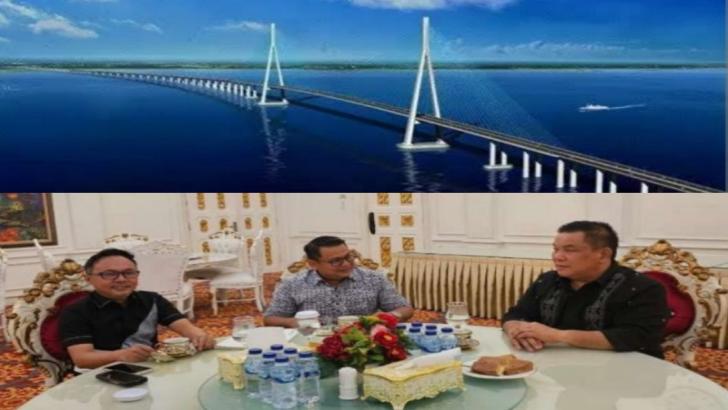 Pernah Bangun Jembatan Moscow & New York, SF Hariyanto Datangkan Investor China Bangun Jembatan Terpanjang di Bengkalis