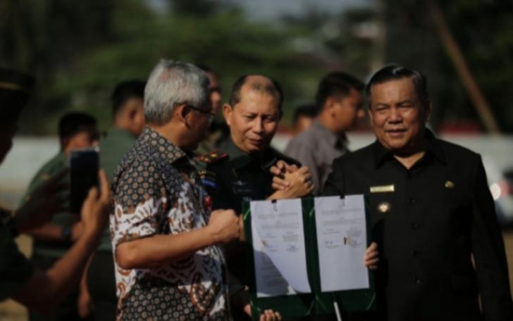 Bangun RS Tentara di Riau, Brigjen Dany Apresiasi SF Hariyanto
