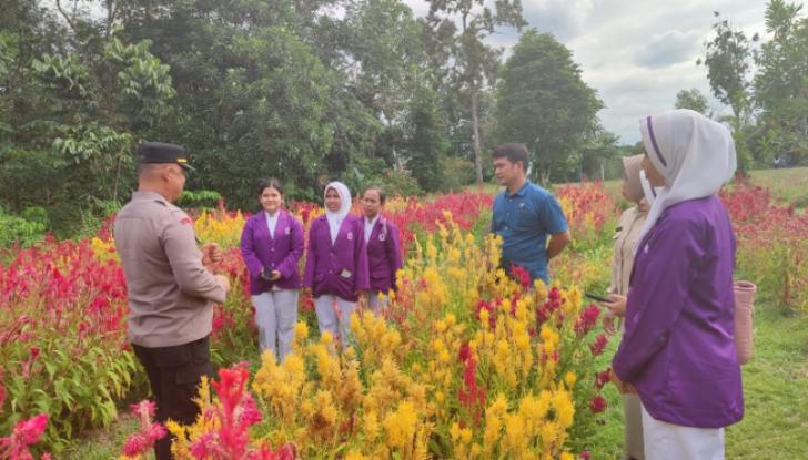 Kapolsek Rumbai Pesisir, AKP Budi Pramana Tanamkan Nilai Kebangsaan di Kalangan Pelajar