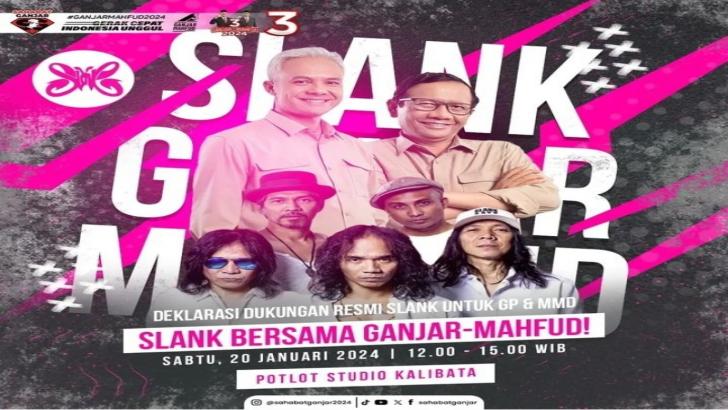 Slank Jadwalkan Deklarasi Dukung Ganjar-Mahfud