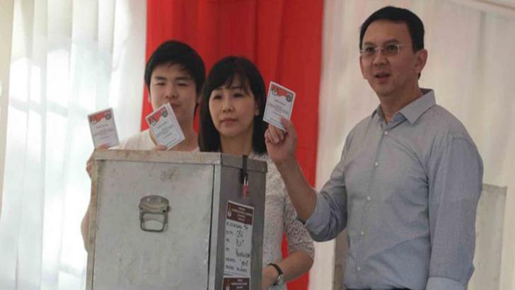 Ahok Menang 97 Persen, Itu di TPS  Dekat Rumahnya