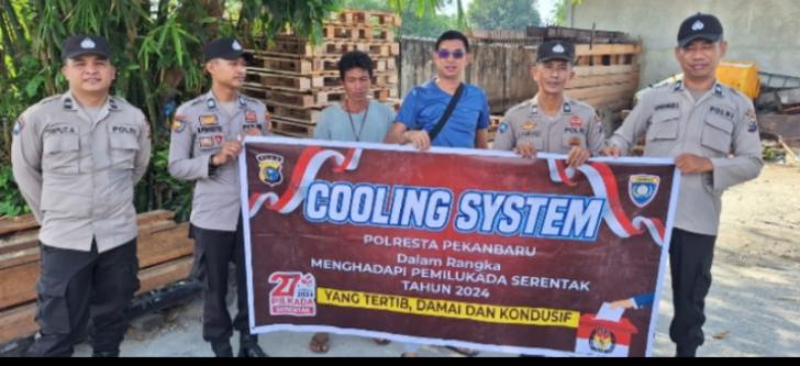 Sambangi Warga, Polresta Pekanbaru Ciptakan Suasana Damai Sejalan dengan Tahapan Pilkada Serentak