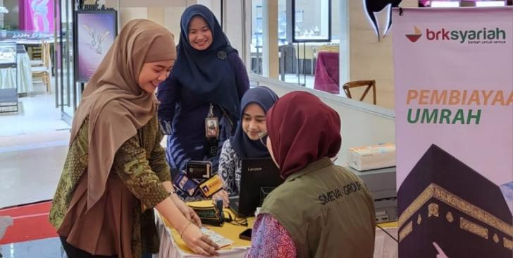 Pameran di Mal SKA, BRK Syariah Terima Pendaftaran Haji dan Umrah