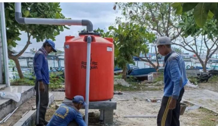 Penuhi Kebutuhan Masyarakat, Kepulauan Seribu Bangun Penampungan Air Bersih