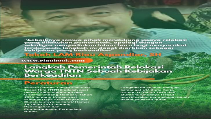 Pengamat: Langkah Pemerintah Relokasi Warga TNTN Sebuah Kebijakan Berkeadilan