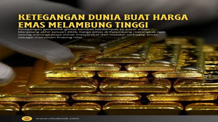 Ketegangan Dunia Buat Harga Emas Melambung Tinggi