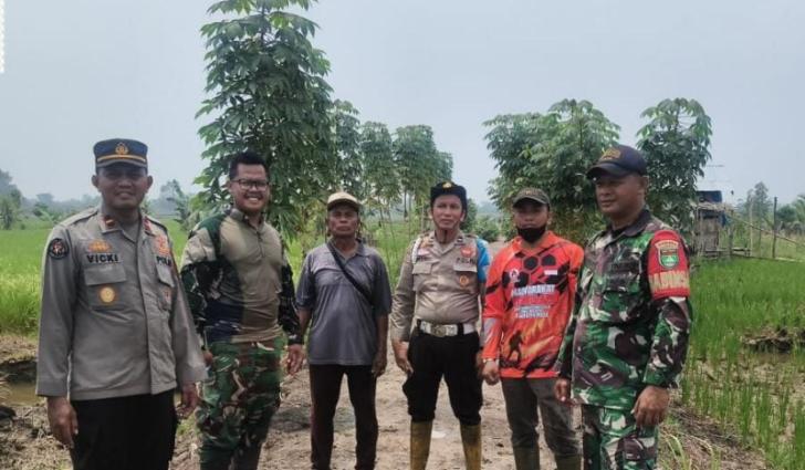Sinergi Polsek Teluk Meranti, Babinsa dan MPA, Tingkatkan Patroli Pencegahan Karhutla di Desa Pulau Muda