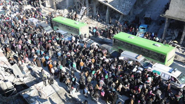 Palang Merah: 4.000 Lebih Pemberontak Tinggalkan Aleppo