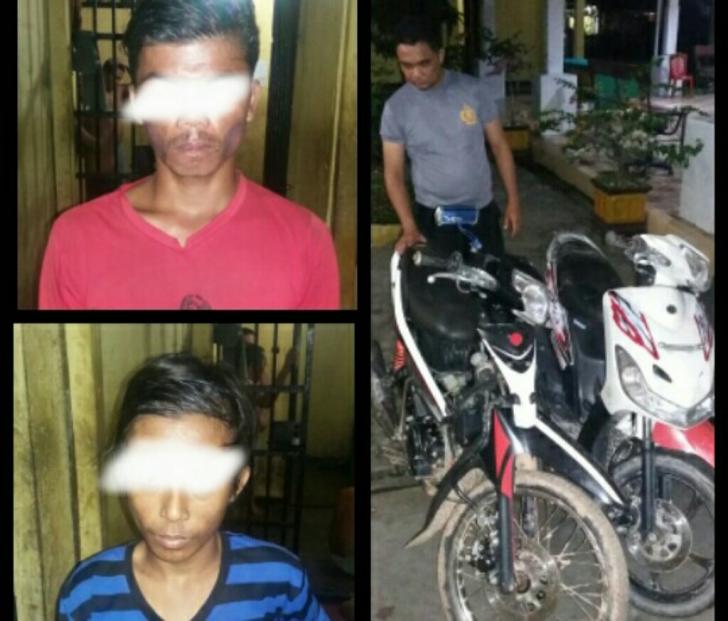 Polsek Bangko Mengamankan Dua Pelaku Curanmor