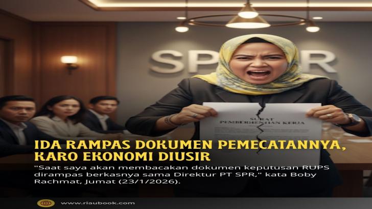 Ida Rampas Dokumen Pemecatannya, Karo Ekonomi Diusir