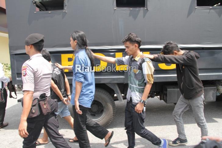 Inilah Wajah Delapan Anggota HMI yang Buat Kerusuhan, Waduh! Juga Bawa Senjata Api