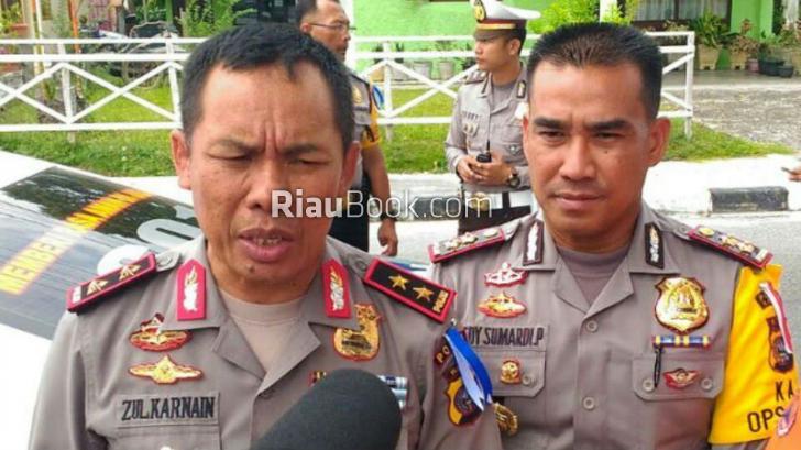 Tinjau Pos Pengamanan di Lintas Riau-Sumbar, Kapolda: Personil Tanggap Situasi