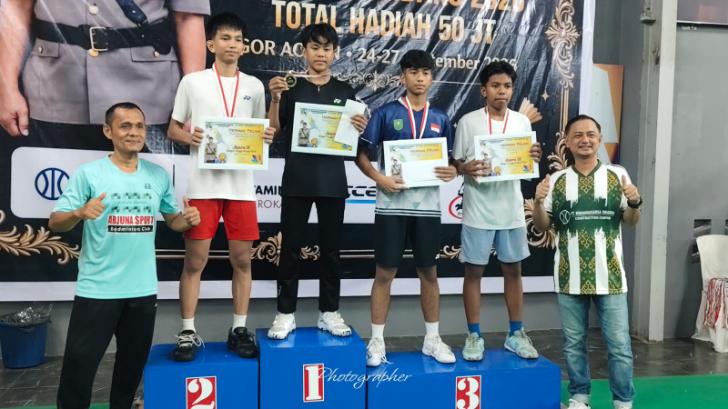 Herman Pelani Badminton Friendly Match 2026: Doddy dan Hafis Keluar sebagai Juara Executive