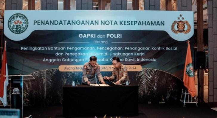 GAPKI dan POLRI Berkomitmen Jaga Keamanan dan Kepastian Hukum Industri Sawit