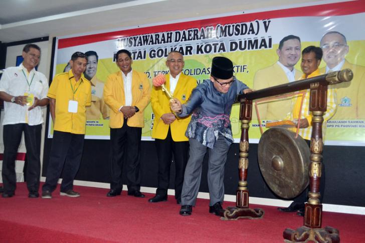 Ketua DPD I Partai Golkar Riau Minta Pelaksanaan Musda V di Dumai Berjalan Dengan Aman
