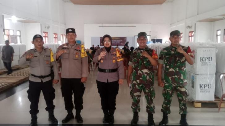 Polisi Pastikan Keamanan Rapat Pleno di PPK Pangkalan Kerinci
