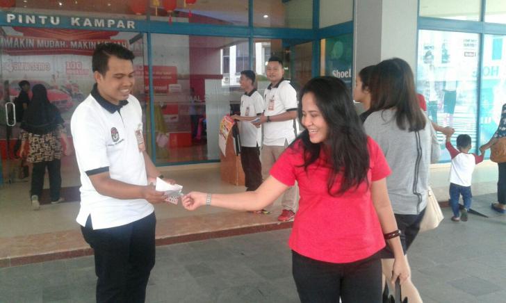 Pengunjung Mall SKA Diajak Memilih Pemimpin Pekanbaru 15 Februari Mendatang