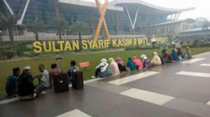 H-3 Pengunjung Bandara SSK II Pekanbaru Capai 10.768 Orang